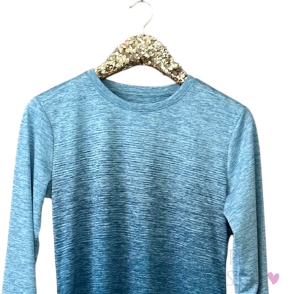 bcg Activewear Top Long Sleeve Green Ombre - Picture 2 of 6